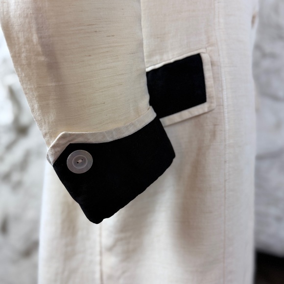 Ralph Lauren Blue Label Linen Duster Jacket French White | 6 - Picture 4 of 6